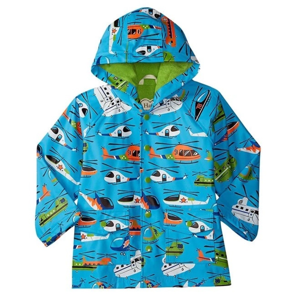 🔴 SOLD - Hatley Helicopter Raincoat Size 6